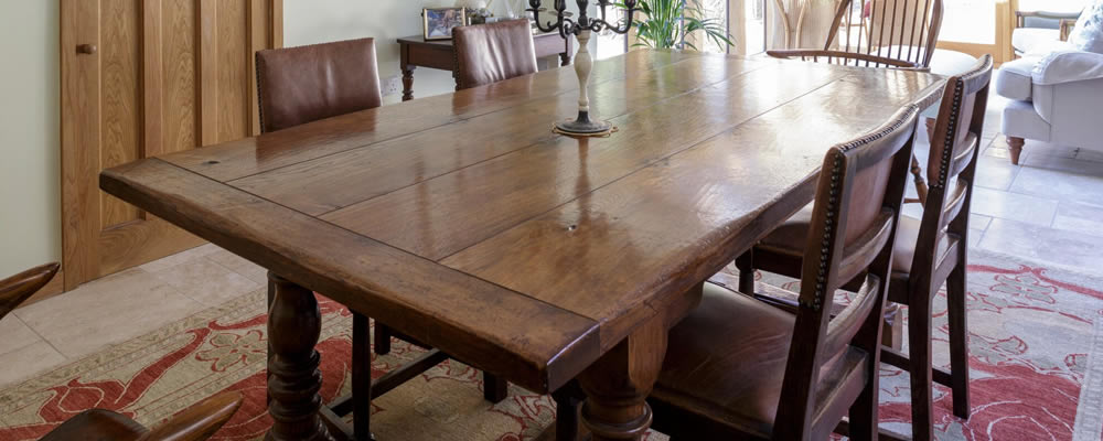 Downsizing a precious oak dining table