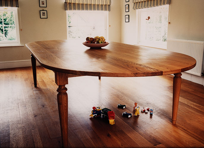 Handmade dining table