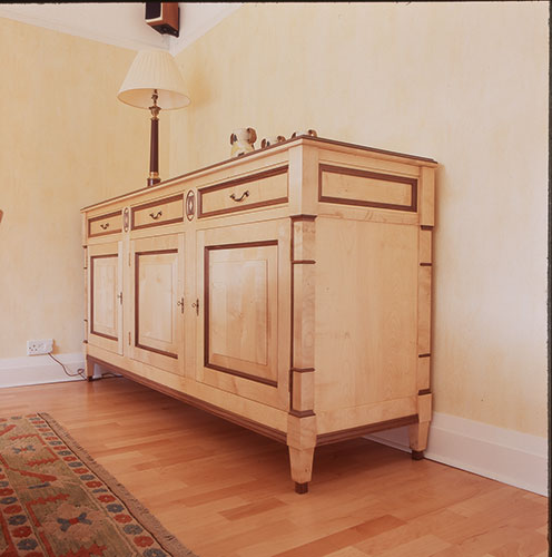 Handmade wooden sideboard