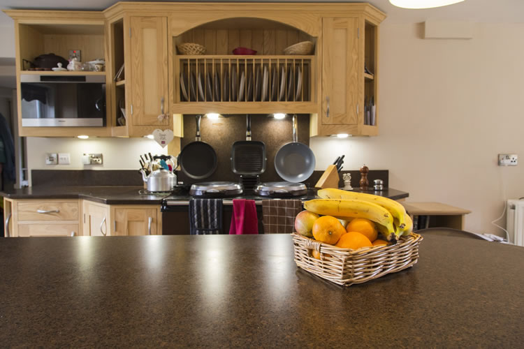 Modern wooden kitchen