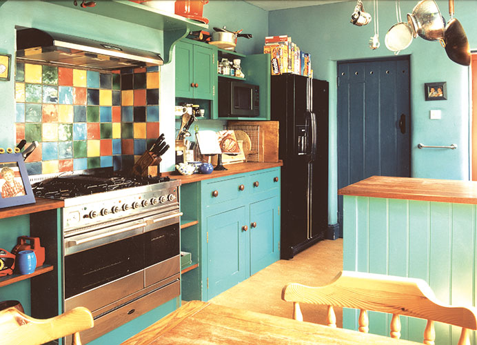 Shaker style wooden kitchen