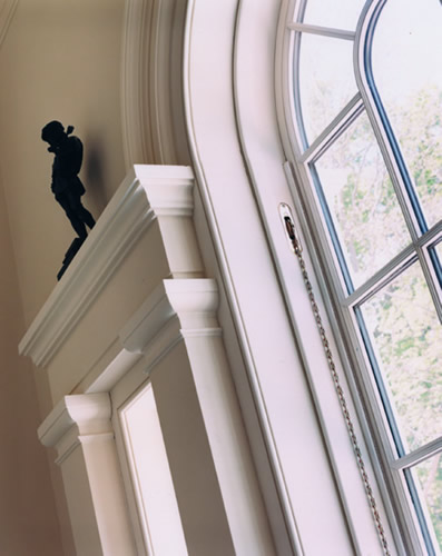 Arched window detail