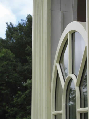 Arched glazing detailing
