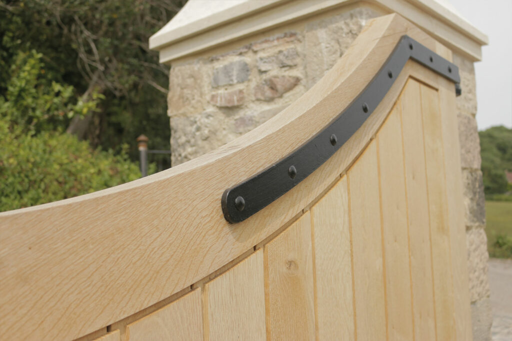 Wooden gate detail
