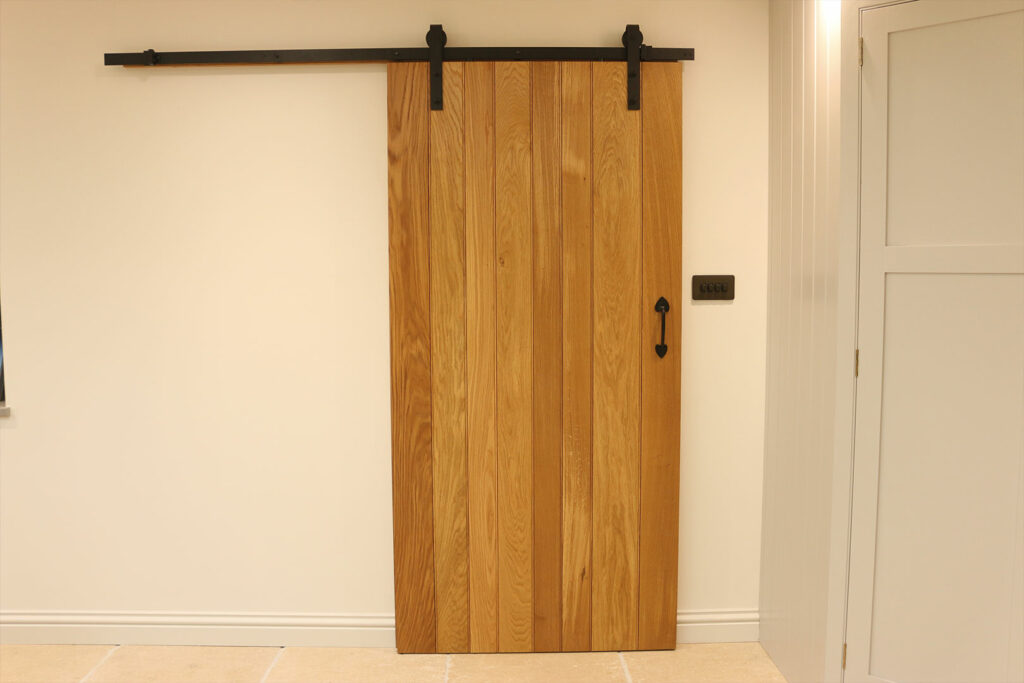 Sliding internal wooden door