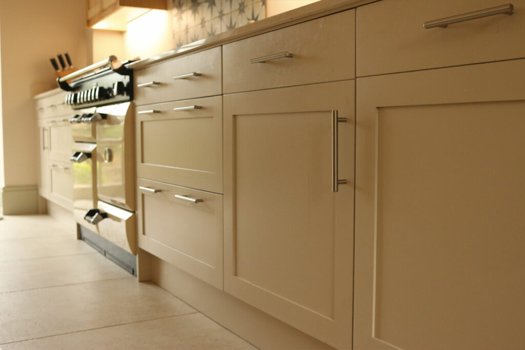 Wooden kitchen units