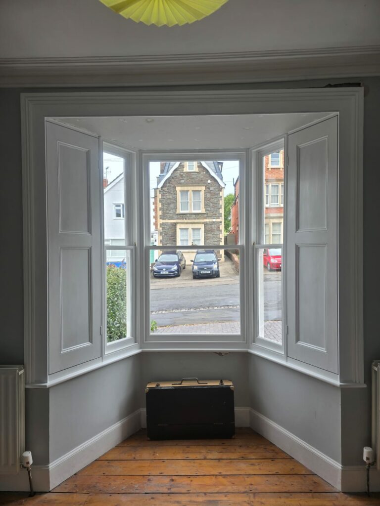 Wooden Bay Window